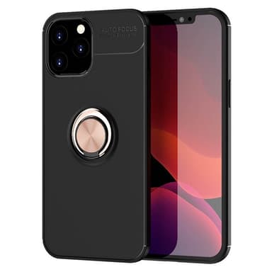Slim Ring kotelo Apple iPhone 13 Pro (6.1 ")  - Musta / Rose