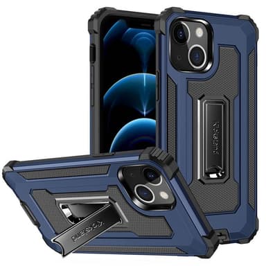 Jazz Iskunkestäva kuori 2i1 Apple iPhone 13  - sininen