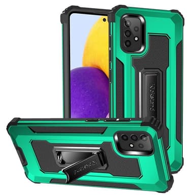 Jazz Iskunkestäva kuori 2i1 Samsung Galaxy A52 5G  - vihreä