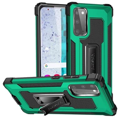 Jazz Iskunkestäva kuori 2i1 Samsung Galaxy S20 Plus  - vihreä