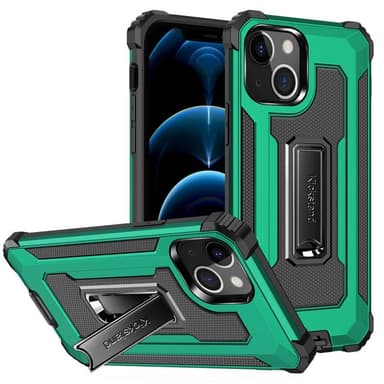 Jazz Iskunkestäva kuori 2i1 Apple iPhone 13 mini  - vihreä