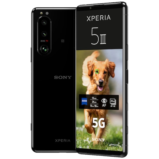 Sony Xperia 5 III – 5G älypuhelin (musta)