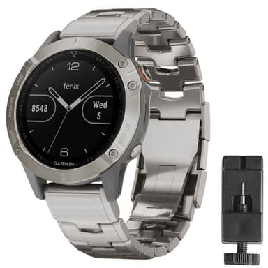 Rannekoru titaani Garmin Fenix 5 - Hopea