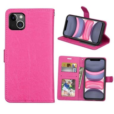 Lompakkokotelo 3-kortti Apple iPhone 13 mini  - pinkki