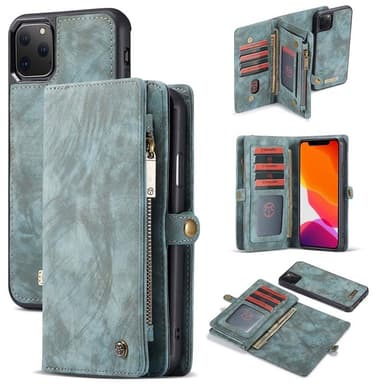 CaseMe Lompakkokotelo 11-kortti Apple iPhone Pro Max (6.7")  - sininen