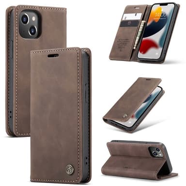 CaseMe Smart FlipCase Apple iPhone 13 mini  - kahvi