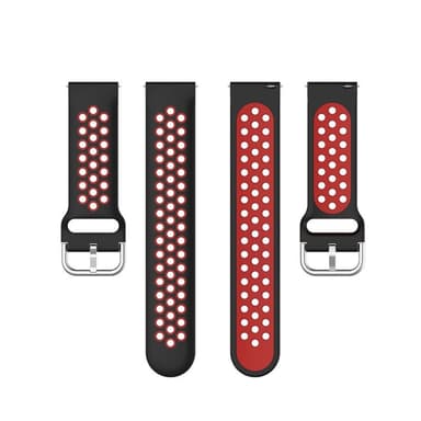 EBN Sport Rannekoru Samsung Galaxy Watch 4 Classic 42mm - Musta/punain