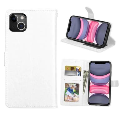 Lompakkokotelo 3-kortti Apple iPhone 13 mini  - valkoinen