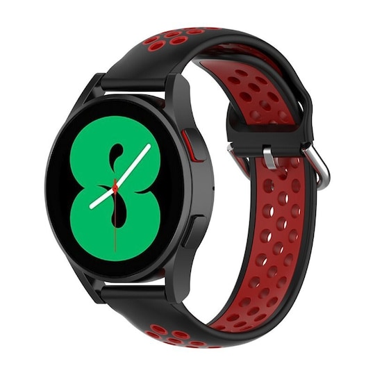 EBN Sport Rannekoru Samsung Galaxy Watch 4 44mm - Musta/punainen