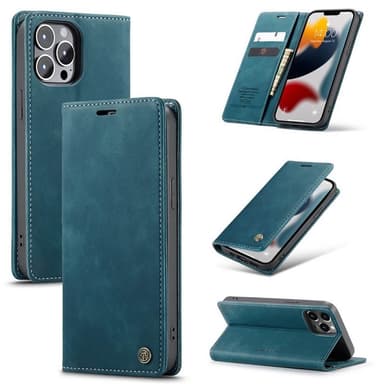 CaseMe Smart FlipCase Apple iPhone 13 Pro  - sininen