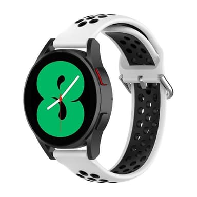 EBN Sport rannekoru Samsung Galaxy Watch 4 40mm - valkoinen / musta