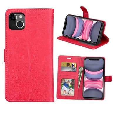 Lompakkokotelo 3-kortti Apple iPhone 13 mini  - punainen
