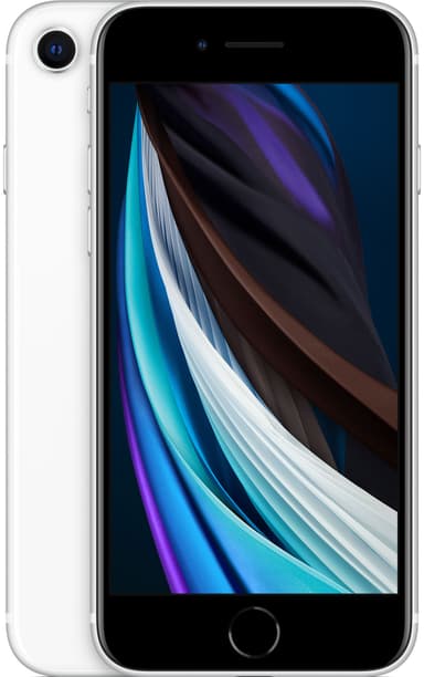 iPhone SE älypuhelin 128 GB (valkoinen)