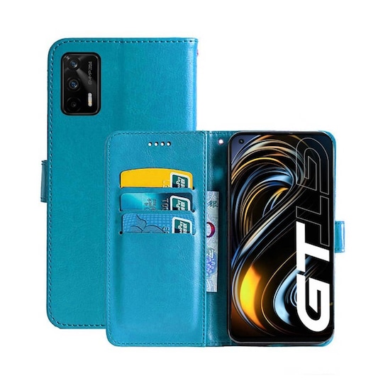 Lompakkokotelo 3-kortti Realme GT 5G  - Vaaleansininen