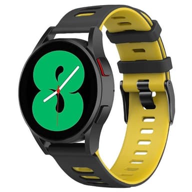 Twin Sport Rannekoru Armband Samsung Galaxy Watch 4 (40mm) - Musta/kel