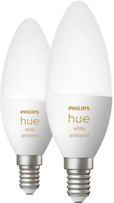Philips Hue WA 4W B39 lamppu E14 (2 kpl)