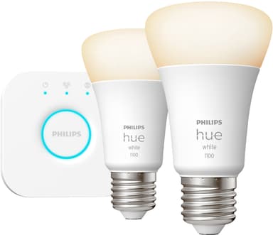 Philips Hue W 9,5W A60 E27 lamppu (2 kpl)