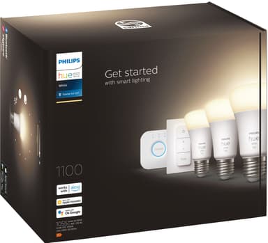 Philips Hue W Bridge-aloituspakkaus 9,5W A60 E27