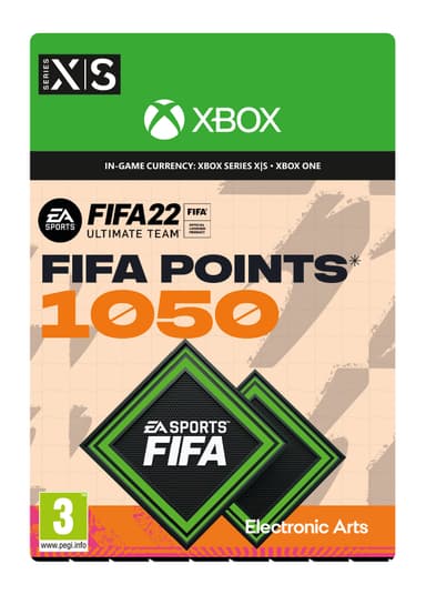 FIFA 22 FUT 1050 Ultimate Team Points - Xbox