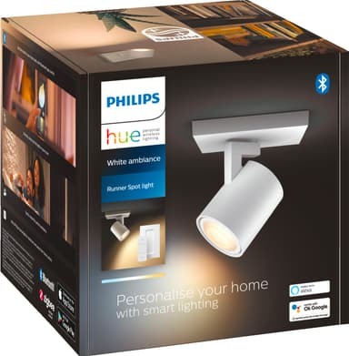 Philips Hue Runner spottivalo 5W 230V (valkoinen)