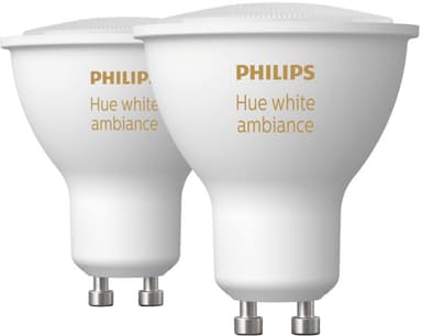 Philips Hue WA 4,3 W lamppu GU10 (2 kpl)