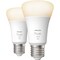 Philips Hue White LED lamppu E27 (2 kpl)