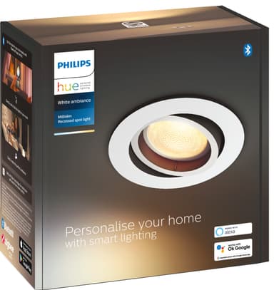 Philips Hue Milliskin upotettu R spottivalo (valkoinen)