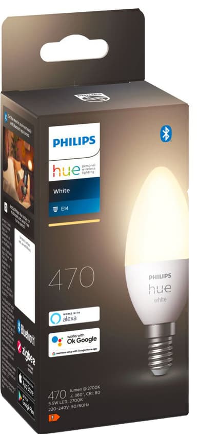 Philips Hue W 5,5W lamppu B39 E14 (1 kpl)