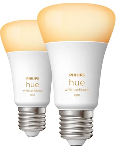 Philips Hue WA 9W A60 lamppu E27 (2 kpl)