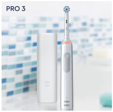 Oral-B Pro3 3500 White TC sähköhammasharja 289562 (valkoinen)