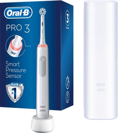 Oral-B Pro3 3500 White TC sähköhammasharja 289562 (valkoinen)