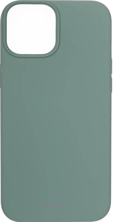 Onsala iPhone 13 Mini silikonikuori (männynvihreä)