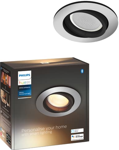 Philips Hue Milliskin R upotettu spottivalo  (alumiini)