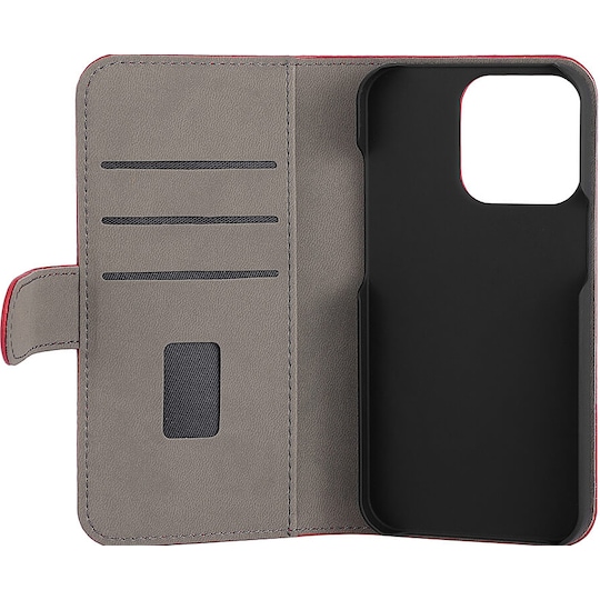 Gear iPhone 13 Pro Wallet lompakkokotelo (punainen)