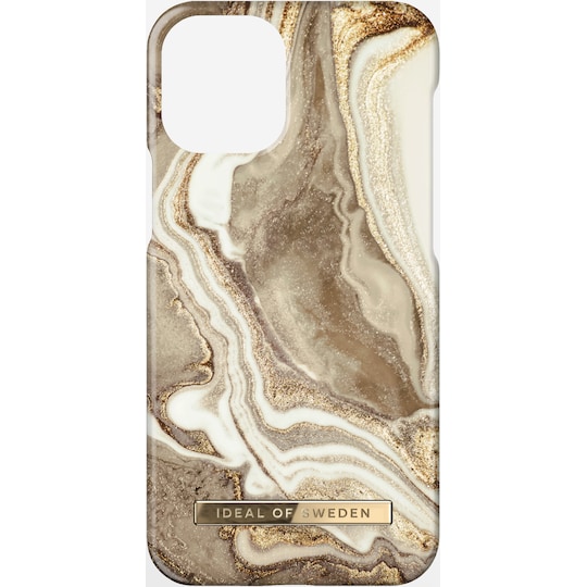 iDeal of Sweden iPhone 13 mini suojakuori (Golden Sand Marble)