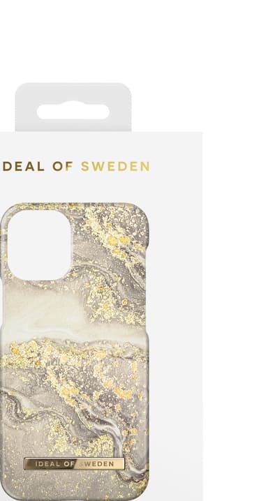 iDeal of Sweden iPhone 13 mini suojakuori (Sparkle Greige Marble)