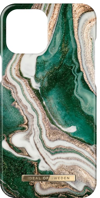 iDeal of Sweden iPhone 13 Pro Max suojakuori (Golden Jade Marble)