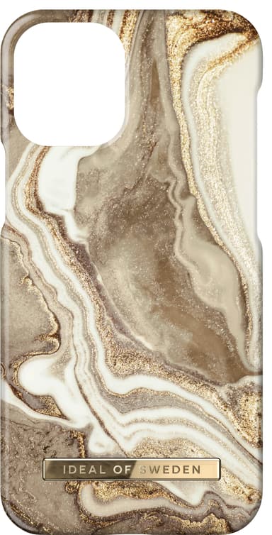 iDeal of Sweden iPhone 13 mini suojakuori (Golden Sand Marble)