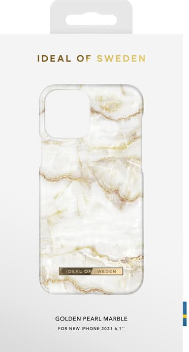 iDeal of Sweden iPhone 13 Pro suojakuori (Golden Pearl Marble)
