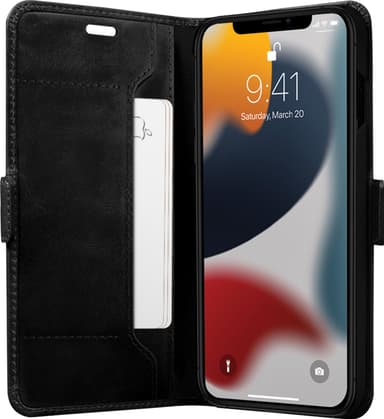 Dbramante1928 Copenhagen Slim iPhone 13 Pro lompakkokotelo (musta)