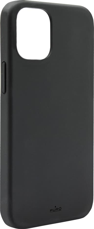 Puro Icon iPhone 13 silikoninen suojakuori (musta)