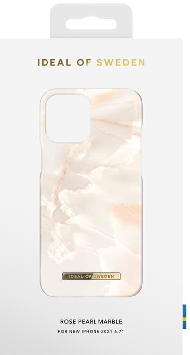 iDeal of Sweden iPhone 13 Pro Max suojakuori (Rose Pearl Marble)