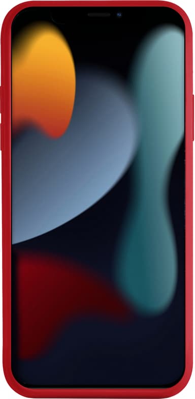 Puro Icon iPhone 13 silikoninen suojakuori (punainen)