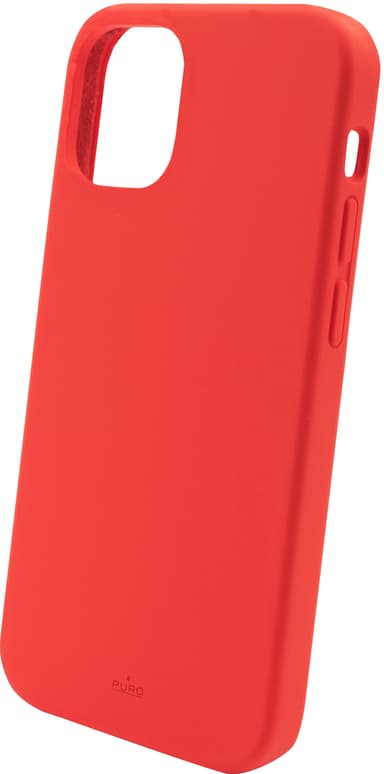 Puro Icon iPhone 13 silikoninen suojakuori (punainen)