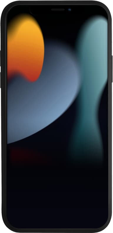 Puro Icon iPhone 13 silikoninen suojakuori (musta)