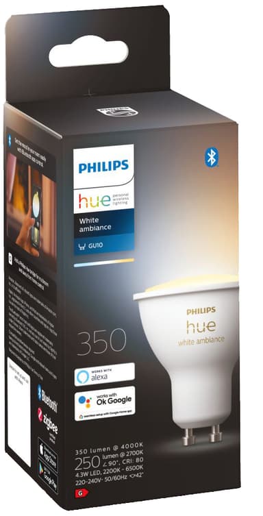 Philips Hue WA 4,3W lamppu GU10 (1 kpl)
