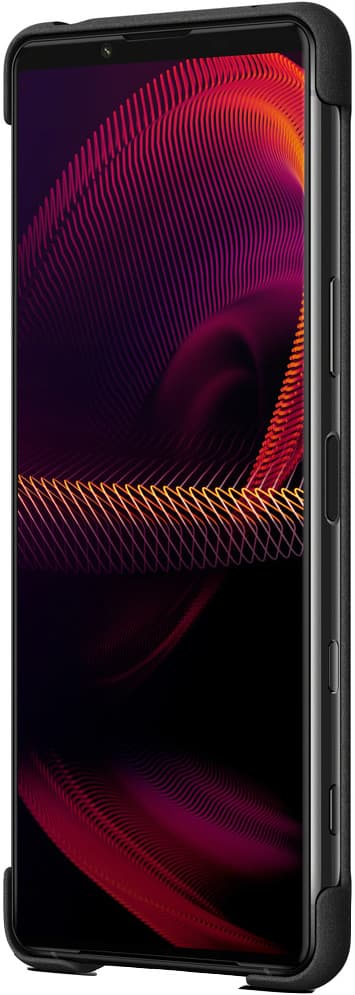 Sony Xperia 5 III Style Cover suojakuori jalustalla (musta)