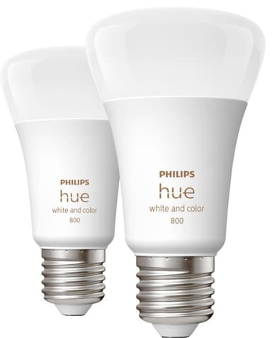 Philips Hue WCA 6,5W A60 lamppu E27 (2 kpl)