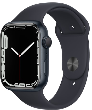 Apple Watch Series 7 45 mm GPS (yö alu. / yö urheiluranneke) - Gigantti  verkkokauppa