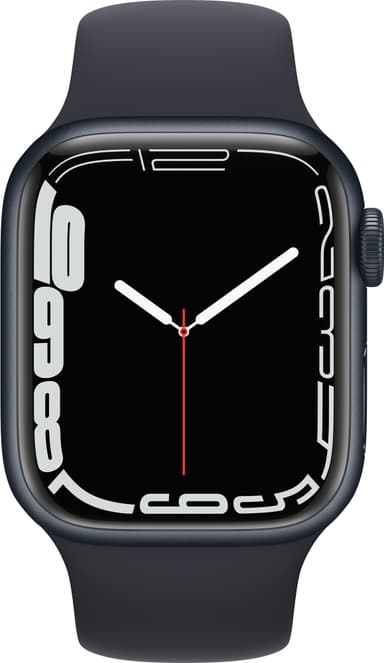 Apple Watch Series 7 41 mm GPS (yö alu. / yö urheiluranneke)